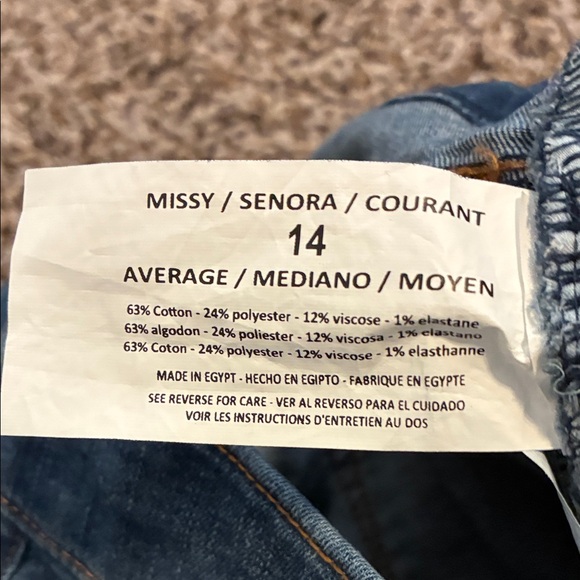 Gloria Vanderbilt Jeans All Around Slimming Effect- Skimmers- Size 14 - Picture 4 of 16